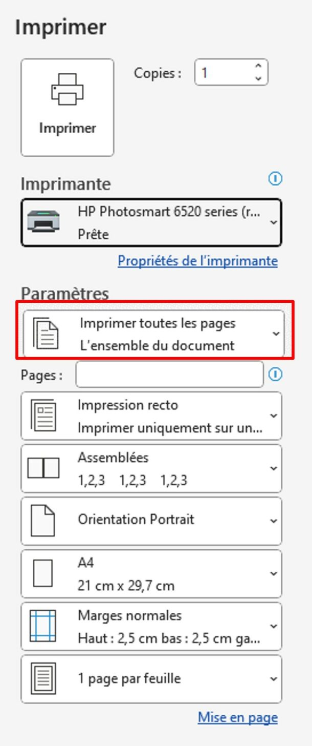 Word PowerPoint Imprimer en mode livret ou des pages de notes Misty