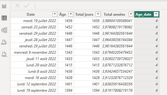 dax-calcul-age-03 power bi rendu du calcul datediff en années
